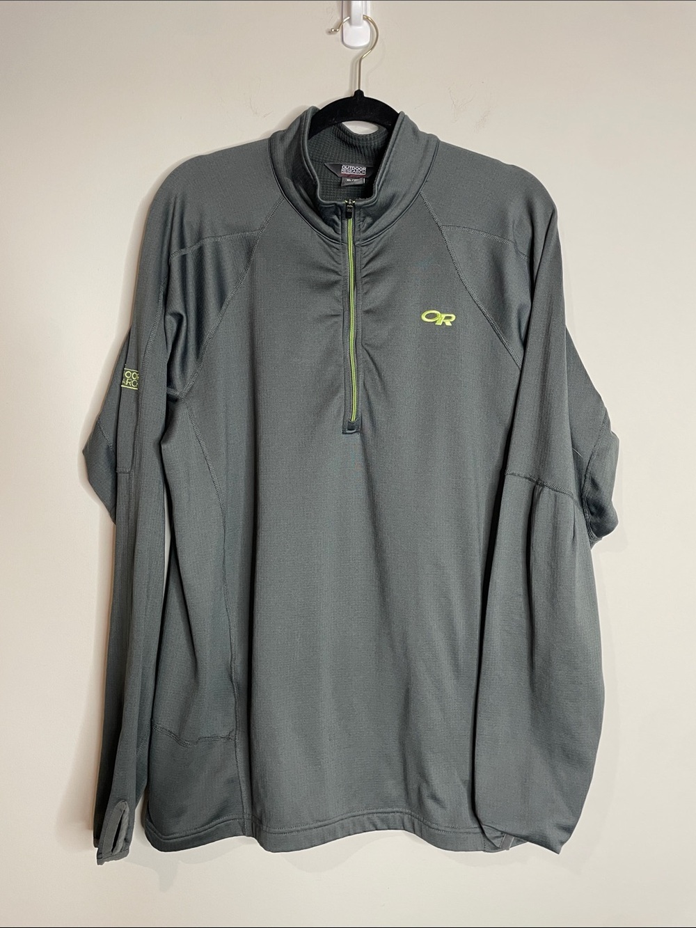 Outdoor Research | Gray Half-Zip Pullover Size XL